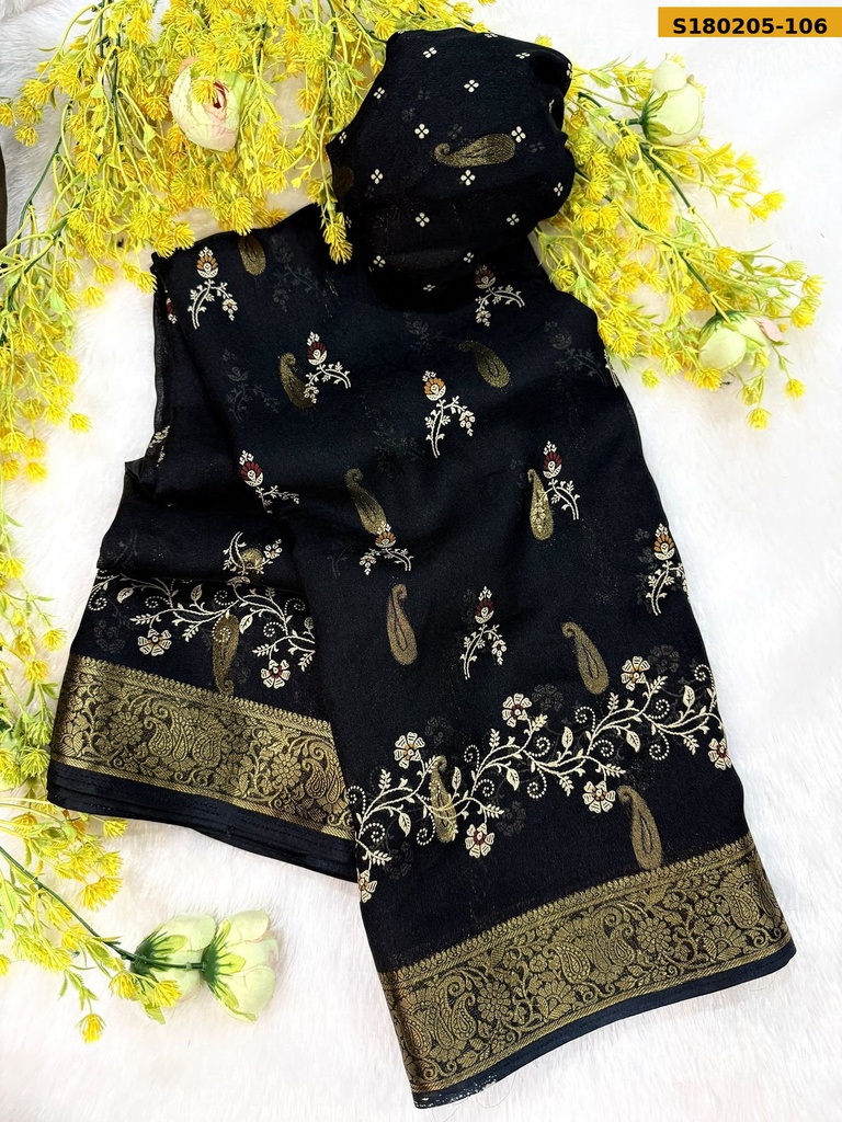 Fancy Crepe Silk Saree