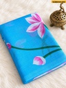 Fancy Linen Cotton Printed Saree