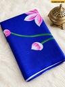 Fancy Linen Cotton Printed Saree