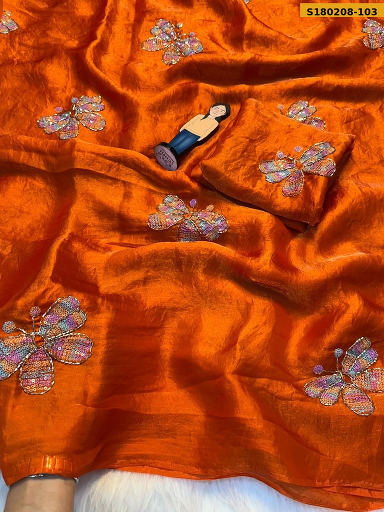 Fancy Fendy Satin Silk Saree