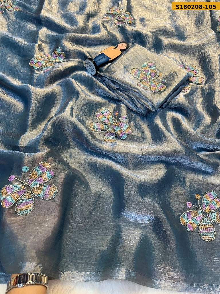 Fancy Fendy Satin Silk Saree