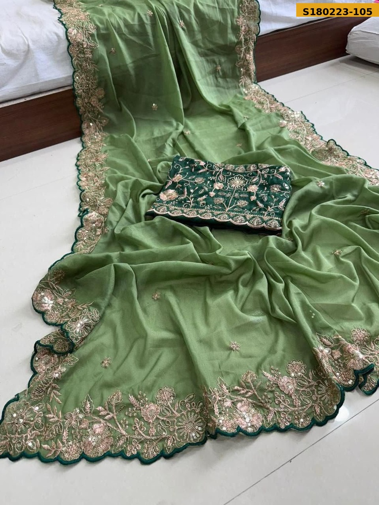 Fancy Star Georgette Saree
