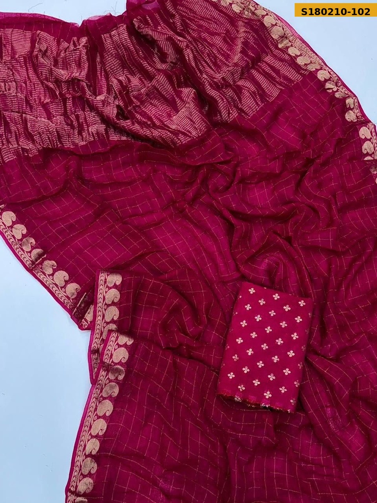 Fancy Viscose Georgette  Saree