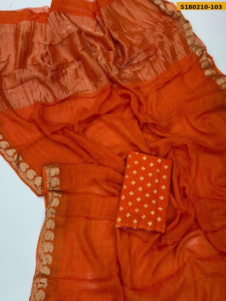 Fancy Viscose Georgette  Saree
