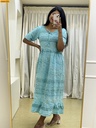 Ikkat Soft Pure Cotton Kurti