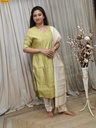 Handloom Stiched Cotton 3 Piece Suit Set