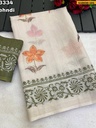 Fancy Soft Linen Printed Saree
