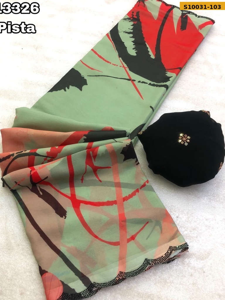 Fancy s Chiffon Designer Printed Saree