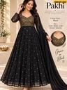Fancy Georgette Anarkali with Dupatta