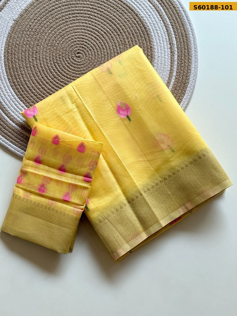 Fancy Soft Cotton Saree