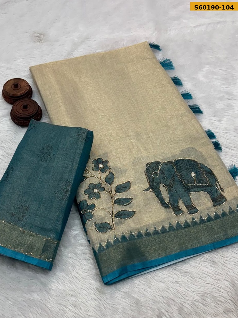 Fancy Soft Erode Zari Silk Saree