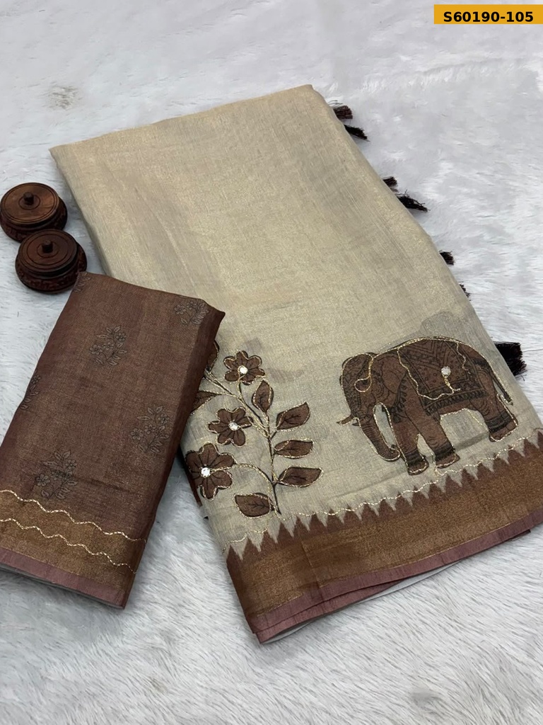 Fancy Soft Erode Zari Silk Saree