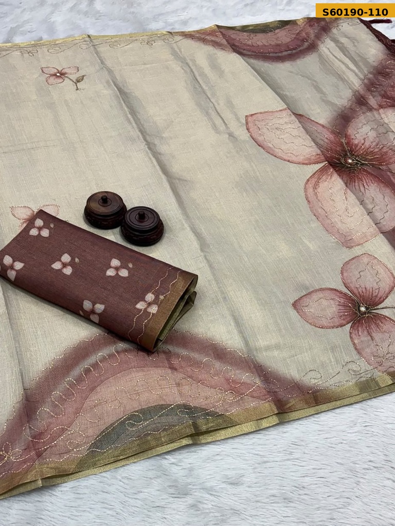 Fancy Soft Erode Zari Silk Saree