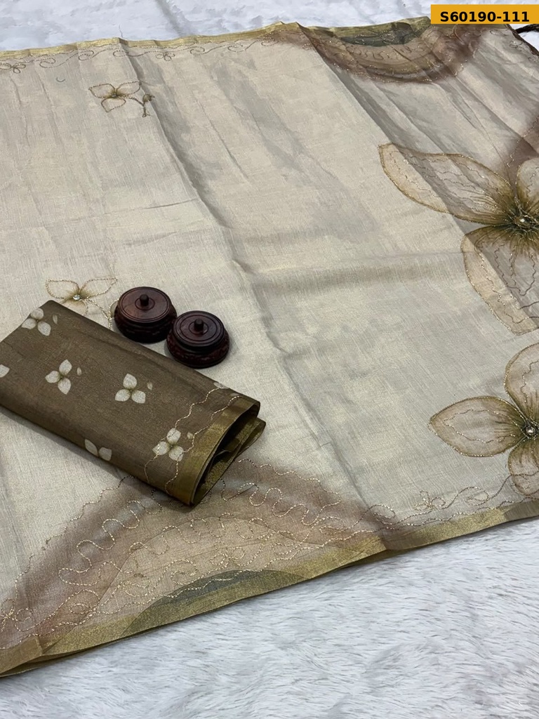 Fancy Soft Erode Zari Silk Saree