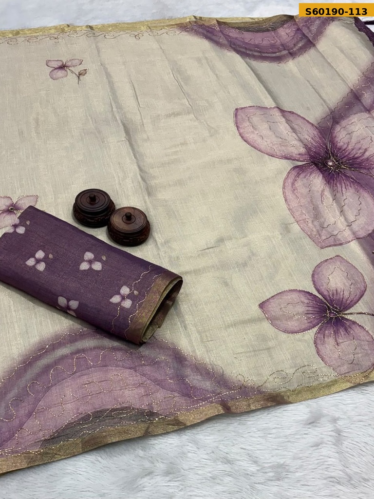 Fancy Soft Erode Zari Silk Saree