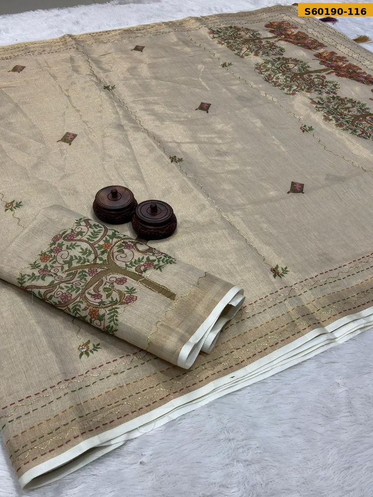 Fancy Soft Erode Zari Silk Saree