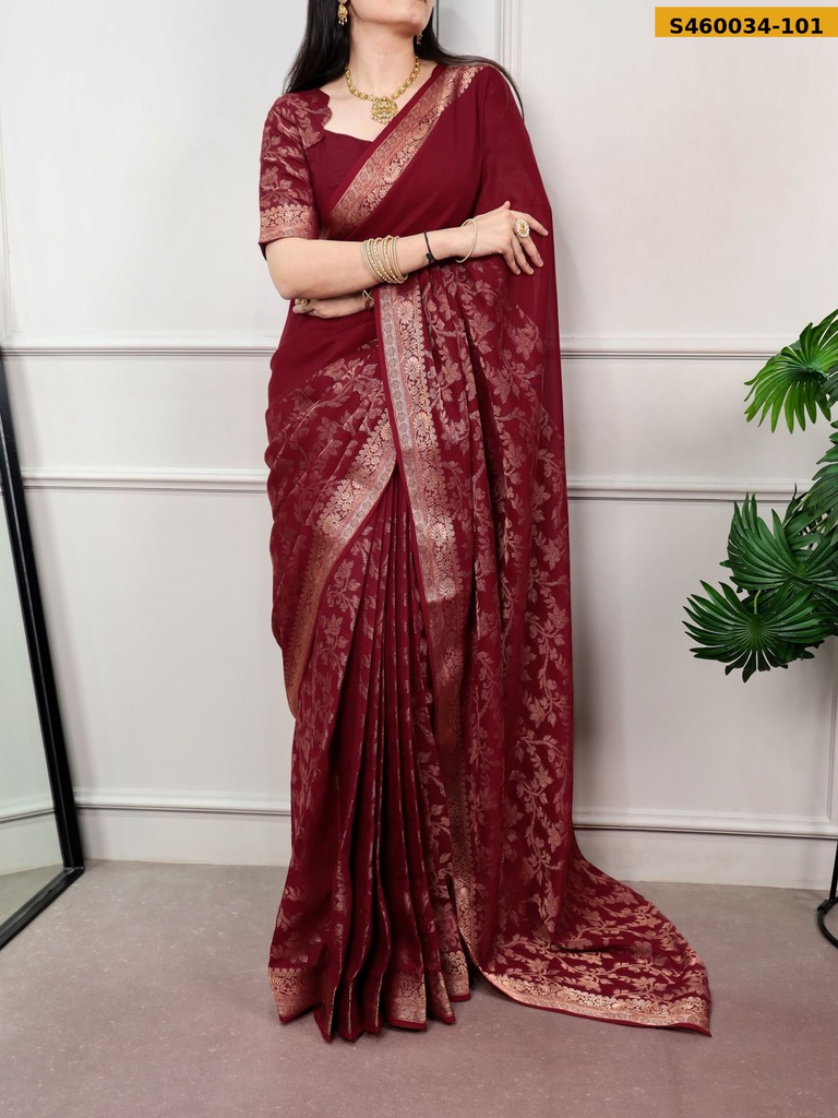 Fancy Poly Cotton Saree