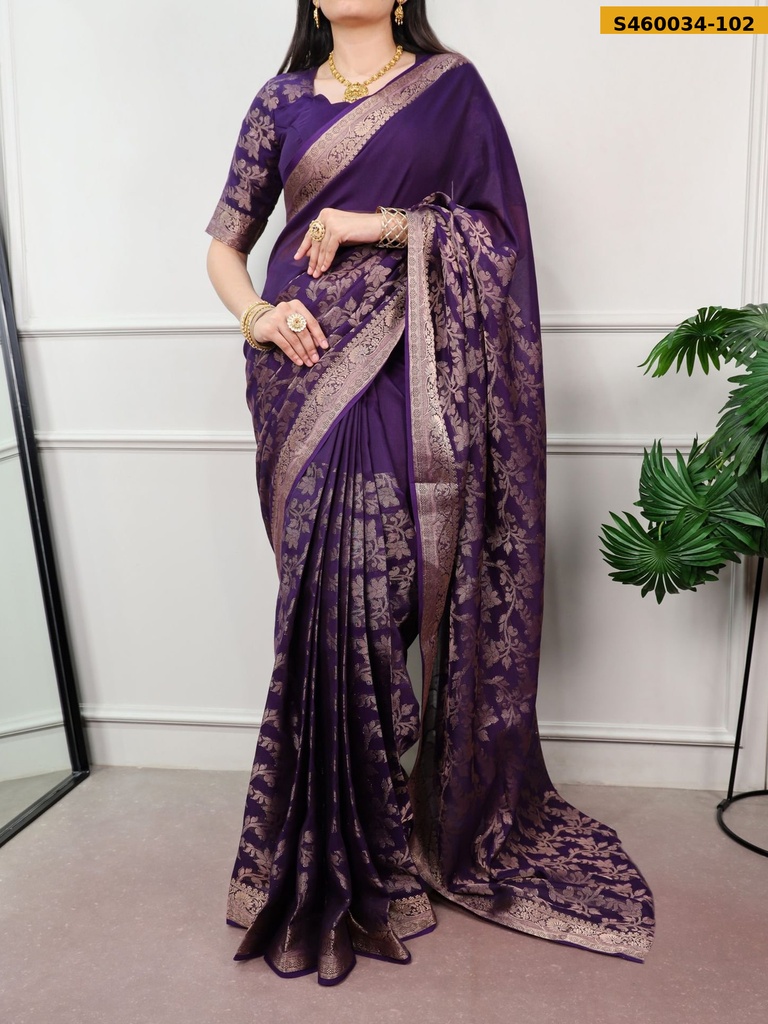 Fancy Poly Cotton Saree