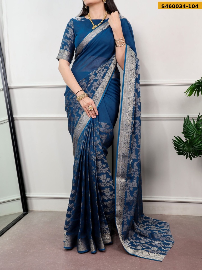 Fancy Poly Cotton Saree