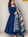 Fancy Blooming Vichithra Silk Anarkali with Dupatta