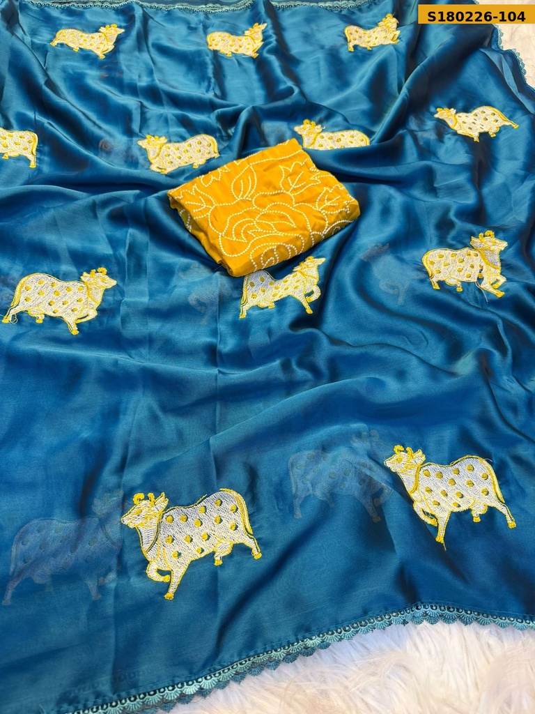 Fancy Soft Rangoli Silk Sarees