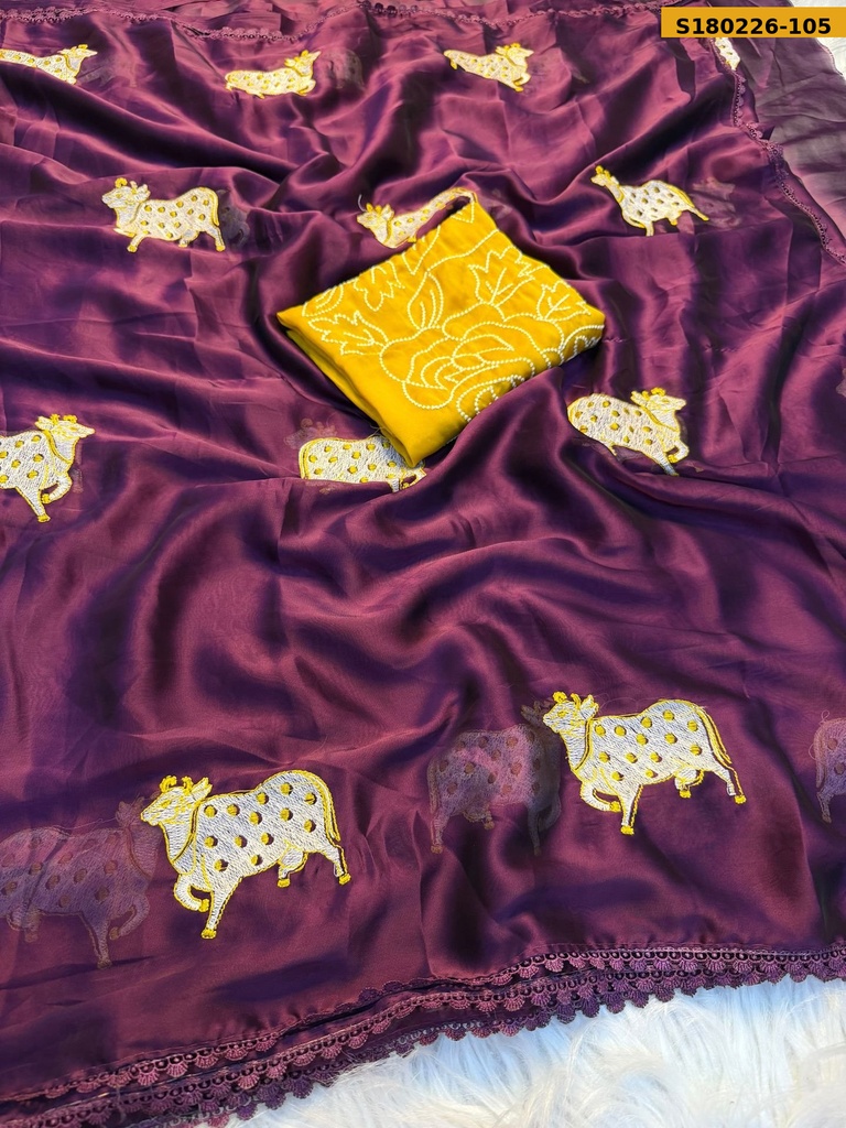 Fancy Soft Rangoli Silk Sarees