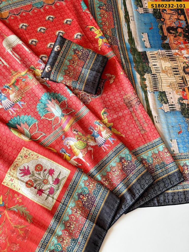 Fancy Dola Silk Saree