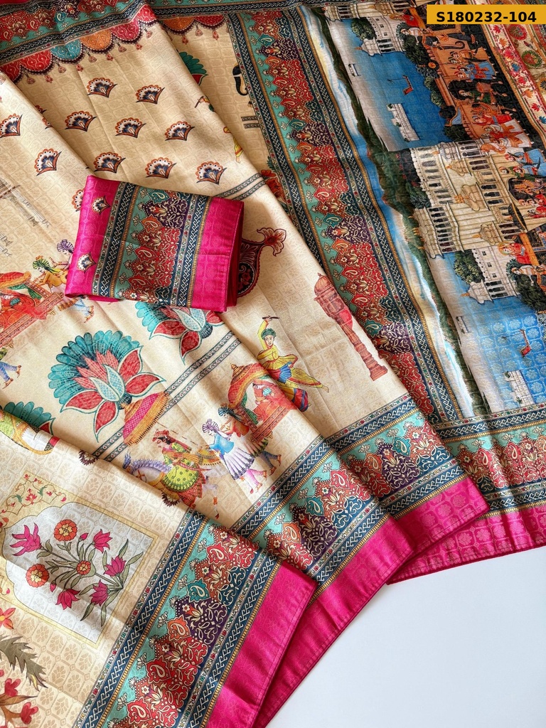 Fancy Dola Silk Saree