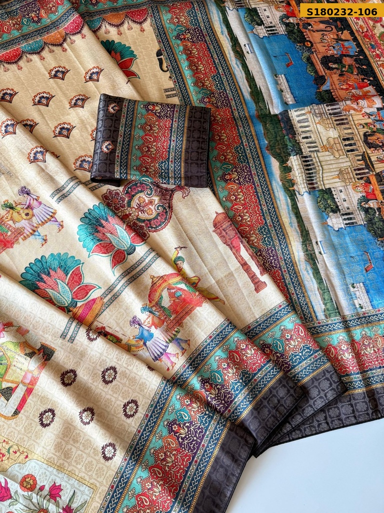 Fancy Dola Silk Saree