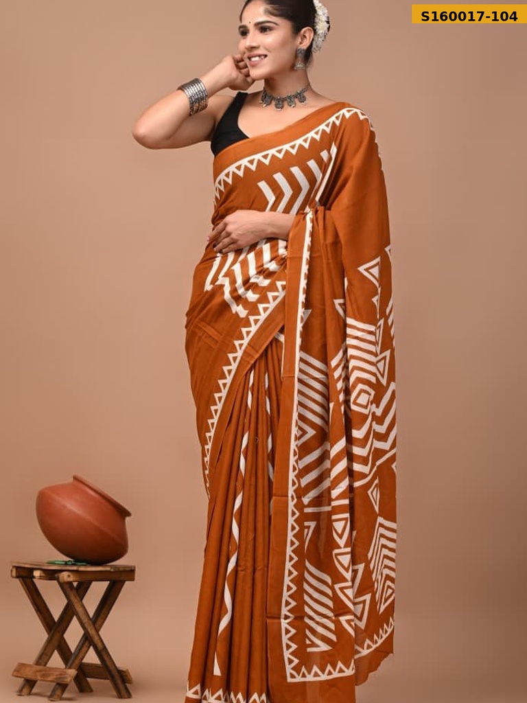 Fancy  Mulmul Cotton Sarees