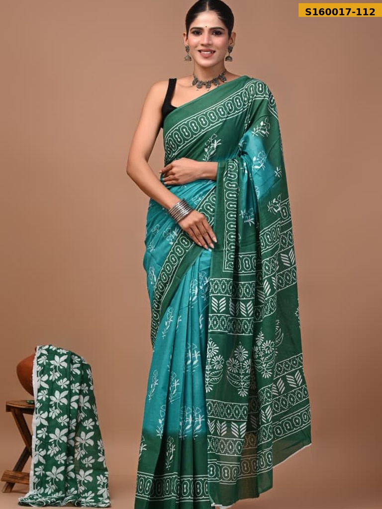 Fancy  Mulmul Cotton Sarees