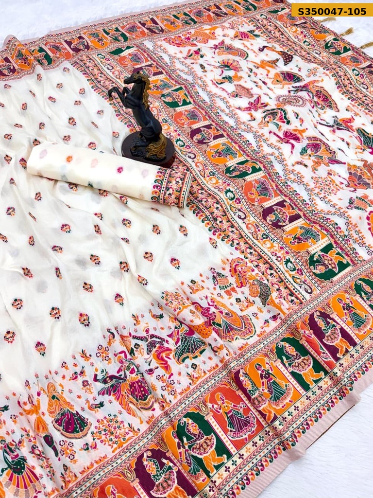 Pashmina Kashmiri Silk Saree