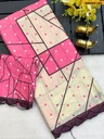 Fancy tusser silk saree