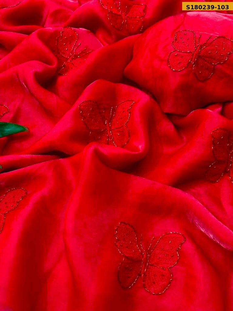 Fancy Space Satin Saree
